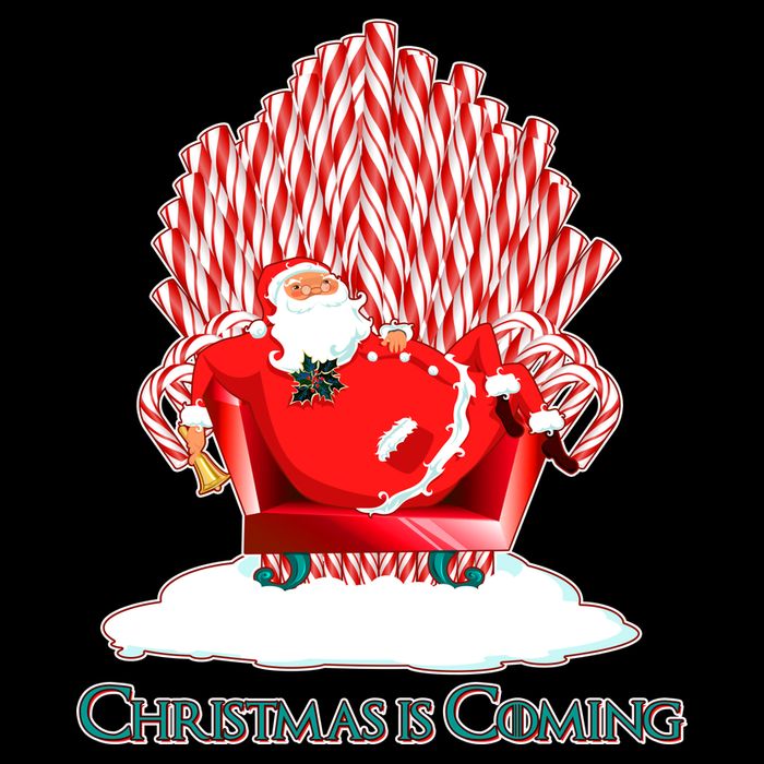 Santa Claus Christmas Is Coming GOT Cooling Performance Crew T-Shirt