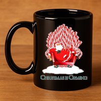 Santa Claus Christmas Is Coming GOT 11oz C Handle Ceramic Mug