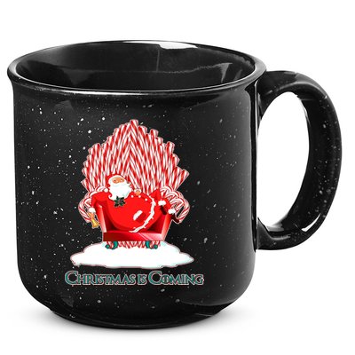 Santa Claus Christmas Is Coming GOT 15oz Campfire Ceramic Mug