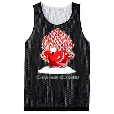 Santa Claus Christmas Is Coming GOT Mesh Reversible Basketball Jersey Tank