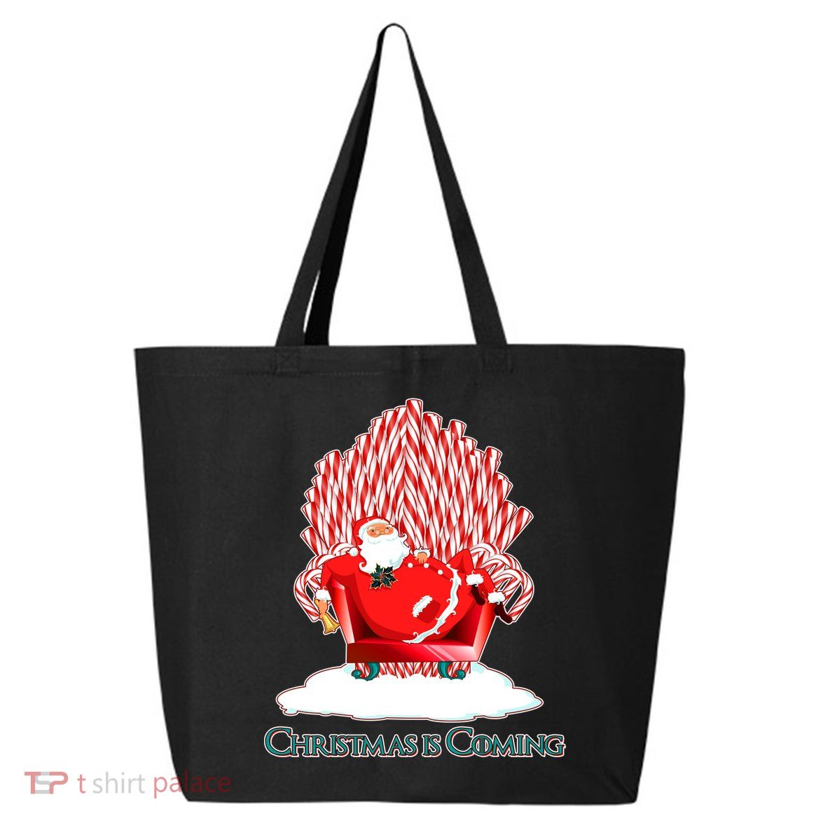 Santa Claus Christmas Is Coming GOT 25L Jumbo Tote