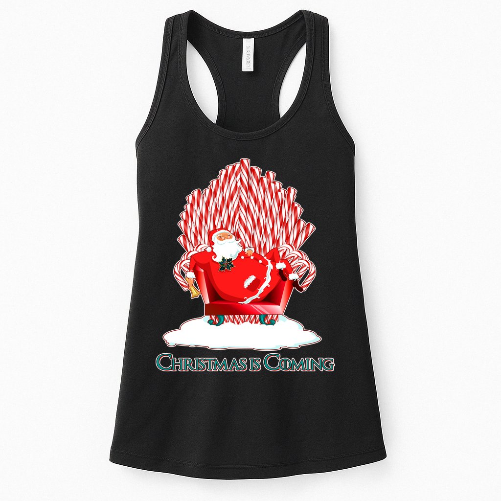 Santa Claus Christmas Is Coming GOT Womens Tank Top