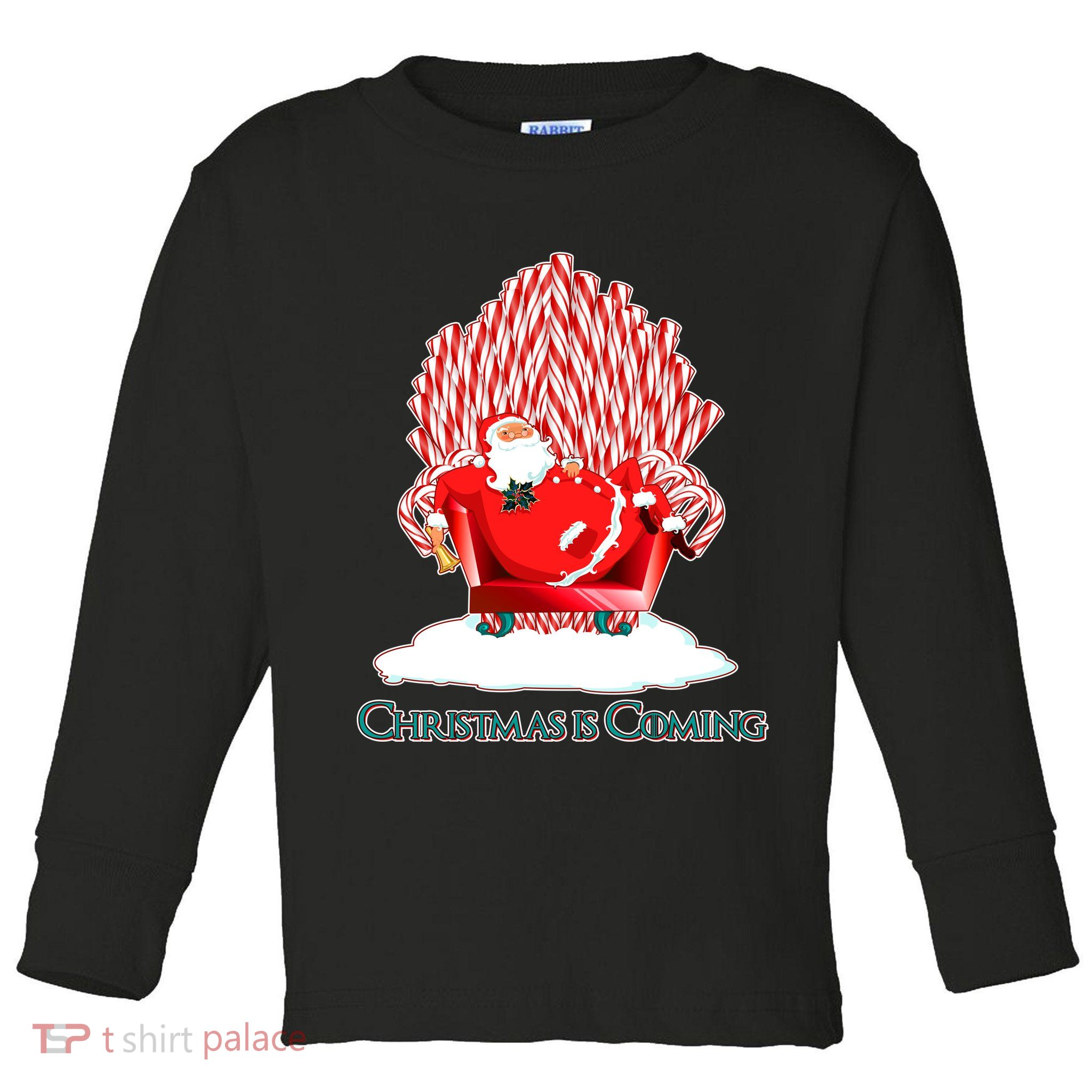 Santa Claus Christmas Is Coming GOT Toddler Long Sleeve Shirt