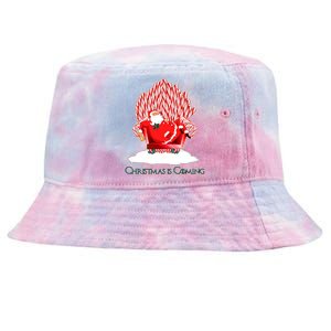 Santa Claus Christmas Is Coming GOT Tie-Dyed Bucket Hat