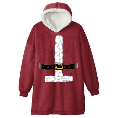 Santa Claus costume Hooded Wearable Blanket