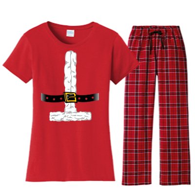 Santa Claus costume Women's Flannel Pajama Set