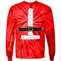 Santa Claus costume Tie-Dye Long Sleeve Shirt