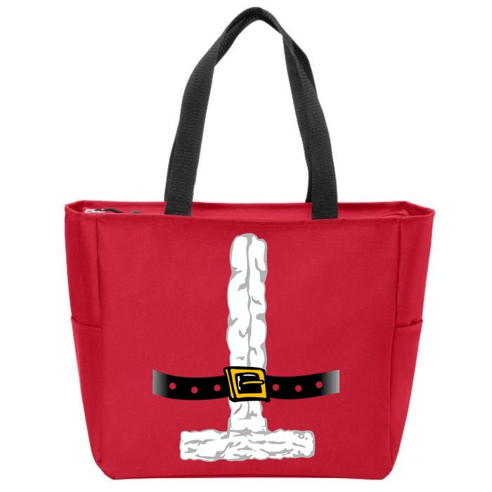 Santa Claus costume Zip Tote Bag