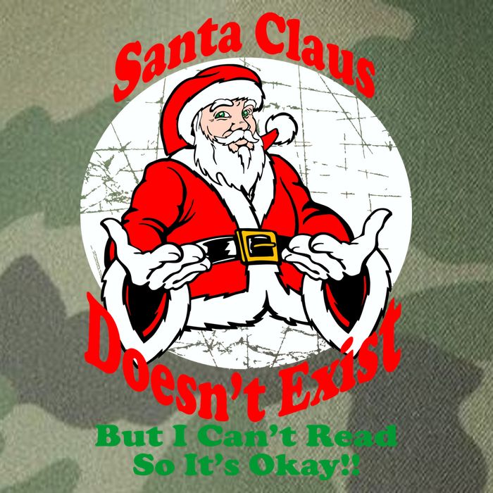 Santa Claus Doesn't Exist But I cant Read Legacy Tie Dye Trucker Hat
