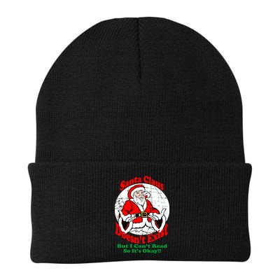 Santa Claus Doesn't Exist But I cant Read Beanie