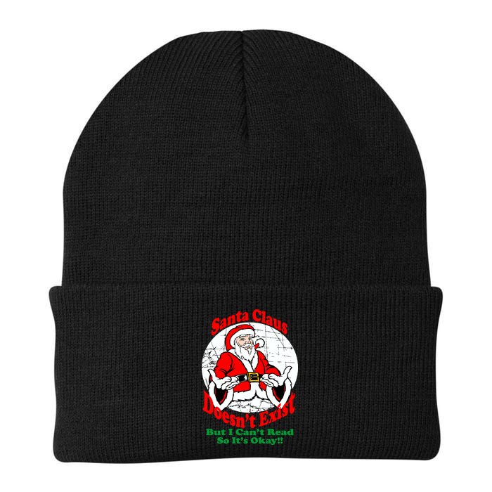 Santa Claus Doesn't Exist But I cant Read Beanie