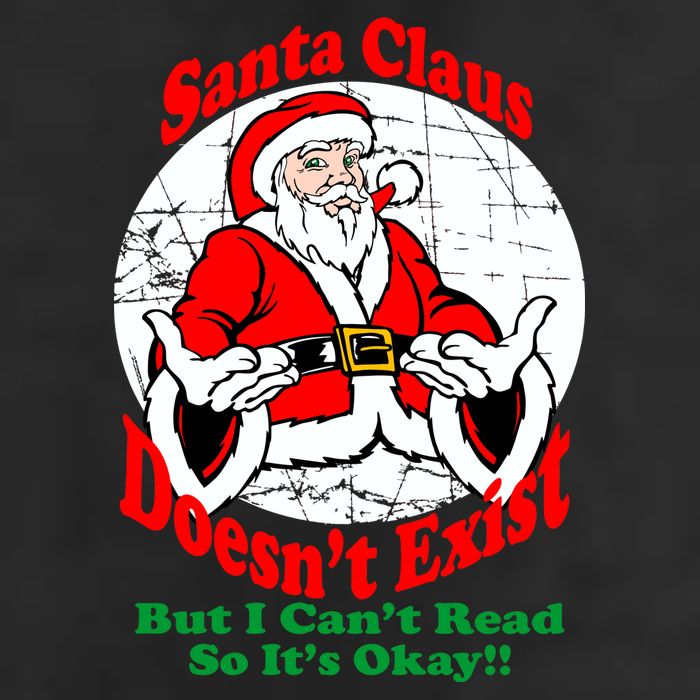 Santa Claus Doesn't Exist But I cant Read Beanie