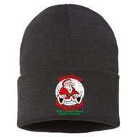 Santa Claus Doesn't Exist But I cant Read Sustainable Knit Beanie