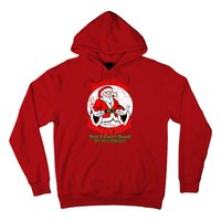 Santa Claus Doesn't Exist But I cant Read Hoodie