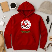 Santa Claus Doesn't Exist But I cant Read Hoodie