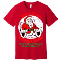 Santa Claus Doesn't Exist But I cant Read Premium T-Shirt