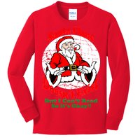 Santa Claus Doesn't Exist But I cant Read Kids Long Sleeve Shirt