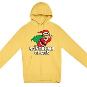 Santa Claus Donald Trump Santatrump Premium Pullover Hoodie