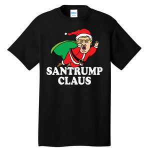 Santa Claus Donald Trump Santatrump Tall T-Shirt