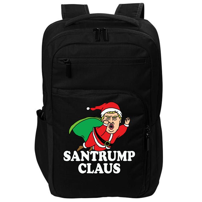 Santa Claus Donald Trump Santatrump Impact Tech Backpack