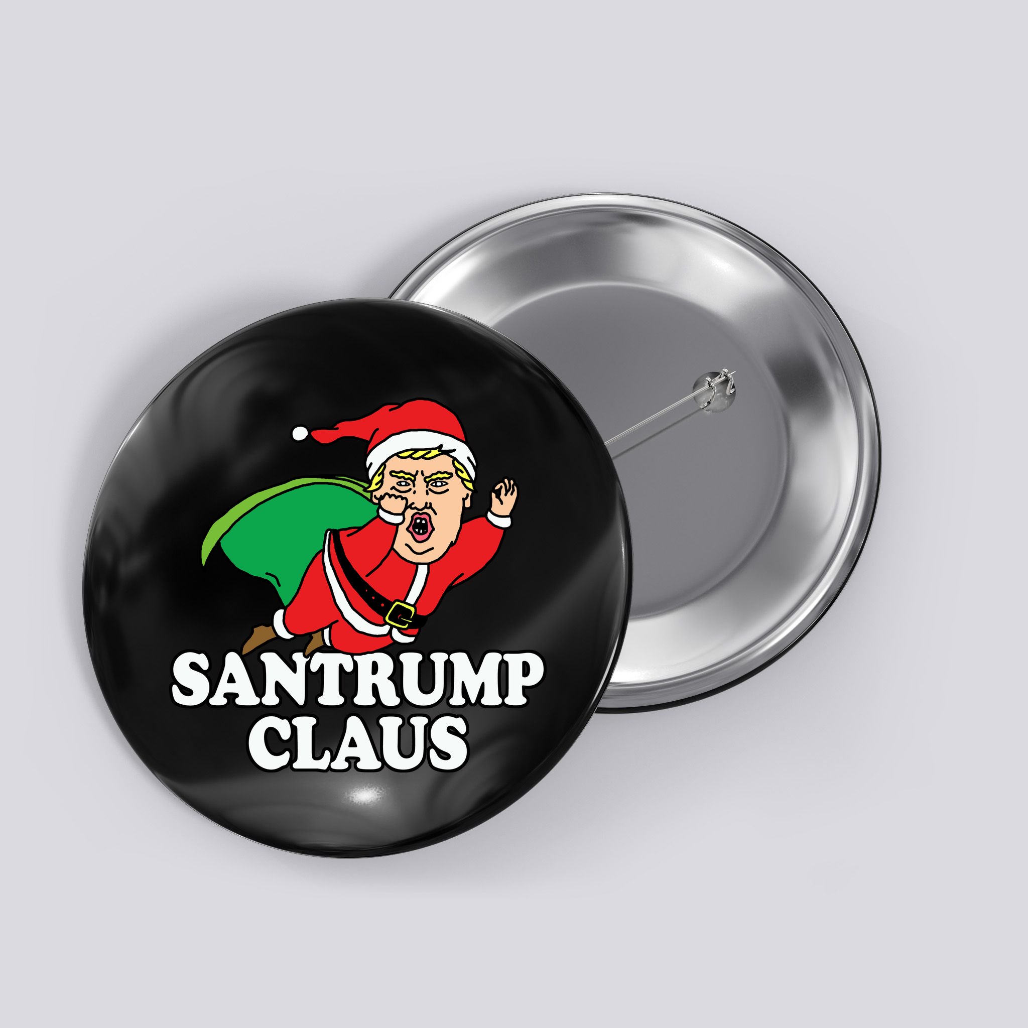 Santa Claus Donald Trump Santatrump Button