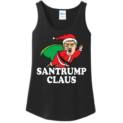 Santa Claus Donald Trump Santatrump Ladies Essential Tank