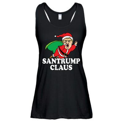 Santa Claus Donald Trump Santatrump Ladies Essential Flowy Tank