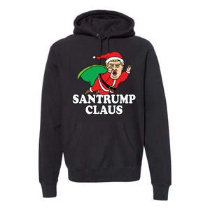 Santa Claus Donald Trump Santatrump Premium Hoodie