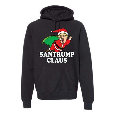 Santa Claus Donald Trump Santatrump Premium Hoodie