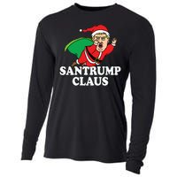 Santa Claus Donald Trump Santatrump Cooling Performance Long Sleeve Crew