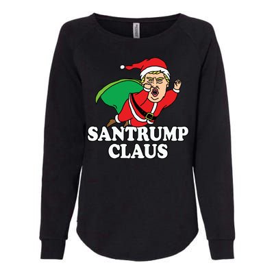 Santa Claus Donald Trump Santatrump Womens California Wash Sweatshirt