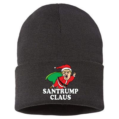 Santa Claus Donald Trump Santatrump Sustainable Knit Beanie