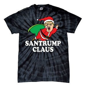 Santa Claus Donald Trump Santatrump Tie-Dye T-Shirt