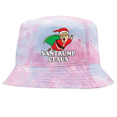 Santa Claus Donald Trump Santatrump Tie-Dyed Bucket Hat