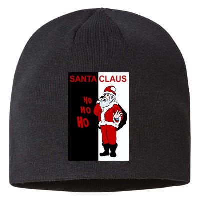 Santa Claus Gangster Ho Ho Ho Sustainable Beanie