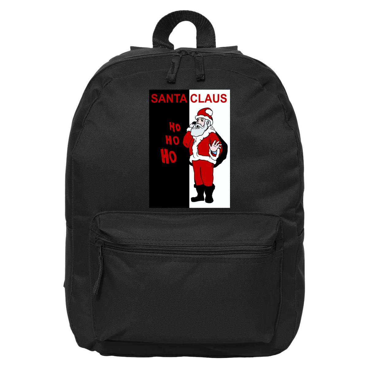 Santa Claus Gangster Ho Ho Ho 16 in Basic Backpack