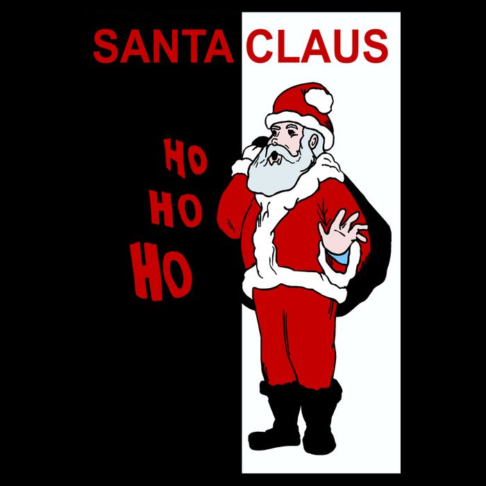 Santa Claus Gangster Ho Ho Ho 16 in Basic Backpack