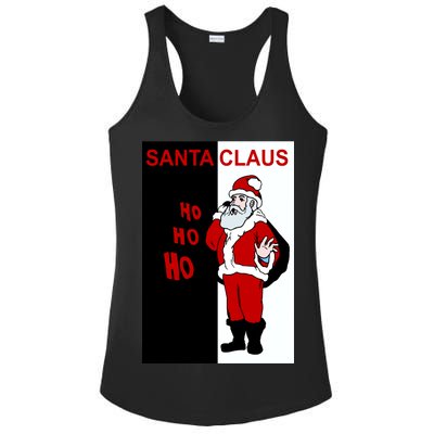 Santa Claus Gangster Ho Ho Ho Ladies PosiCharge Competitor Racerback Tank