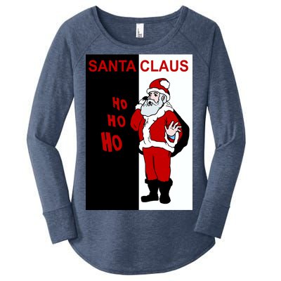 Santa Claus Gangster Ho Ho Ho Women's Perfect Tri Tunic Long Sleeve Shirt