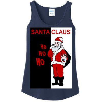 Santa Claus Gangster Ho Ho Ho Ladies Essential Tank