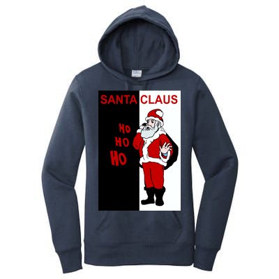 Santa Claus Gangster Ho Ho Ho Women's Pullover Hoodie