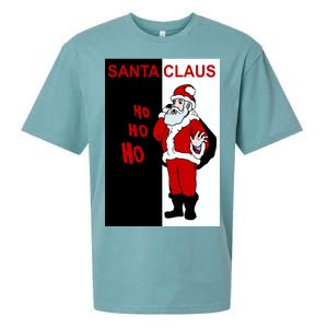 Santa Claus Gangster Ho Ho Ho Sueded Cloud Jersey T-Shirt