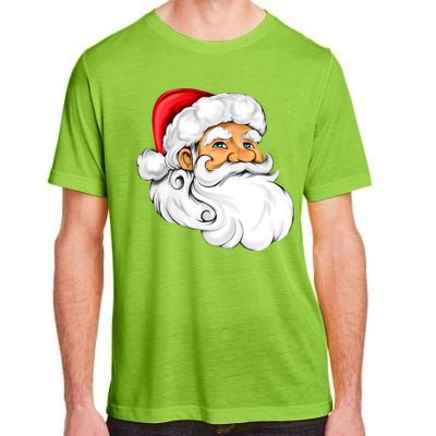 Santa Claus Head Adult ChromaSoft Performance T-Shirt