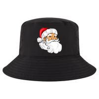 Santa Claus Head Cool Comfort Performance Bucket Hat
