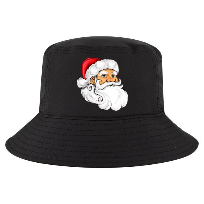 Santa Claus Head Cool Comfort Performance Bucket Hat