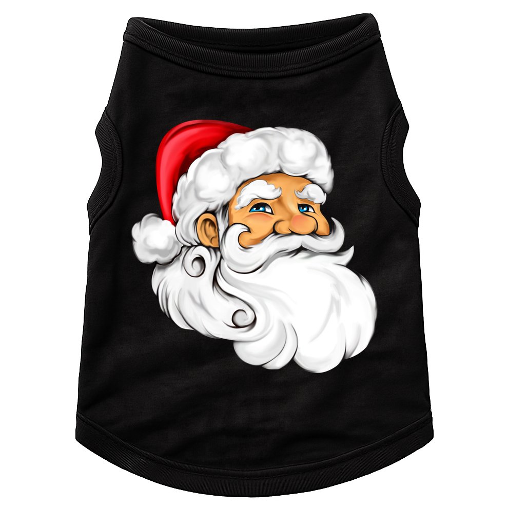 Santa Claus Head Doggie Tank