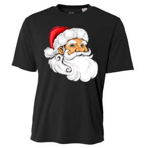 Santa Claus Head Cooling Performance Crew T-Shirt