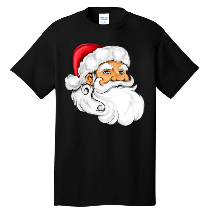 Santa Claus Head Tall T-Shirt