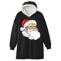 Santa Claus Head Hooded Wearable Blanket