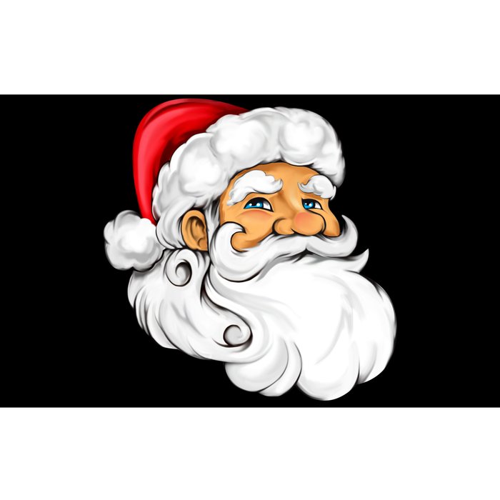 Santa Claus Head Bumper Sticker